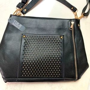 Simi Black Vegan Tote Stylish: office to dinner